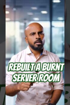 How We Rebuilt a Burnt Server Room in Just 10 Days