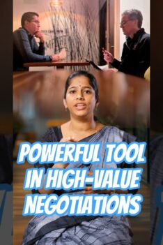 The Most Powerful Tool in High-Value Negotiations